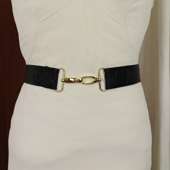 Betsey Johnson Accessories - Vintage Betsey Johnson Purse Strap/Belt, Black Nylon Seatbelt Material, OSFM